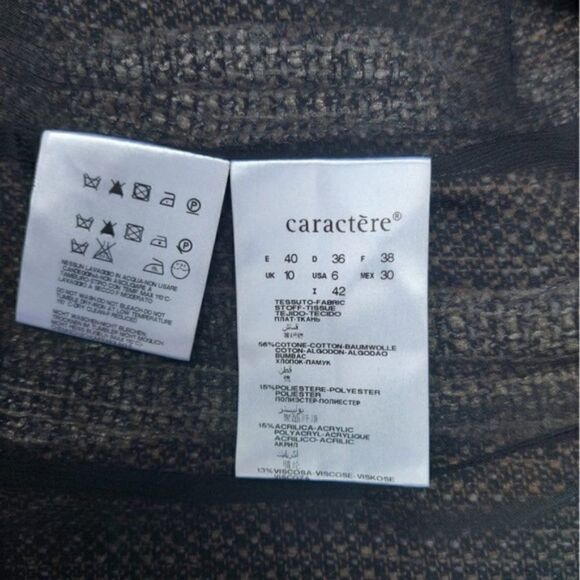 𝅺Caractère Tweed Suit Jacket Fringe - Picture 6 of 6